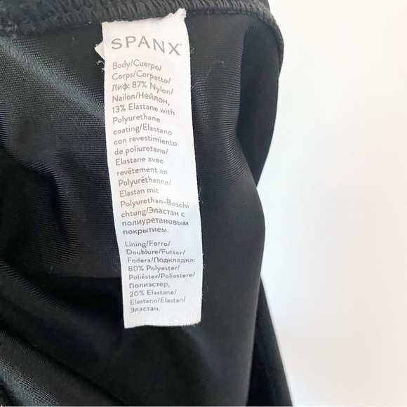 SPANX Black Faux Leather Leggings Size XL - Picture 10 of 11